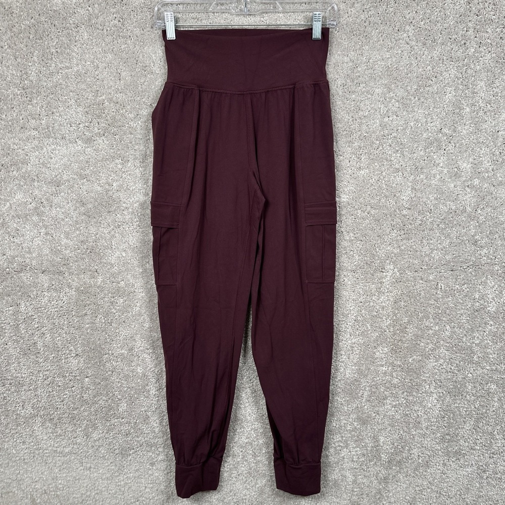 Athleta Salutation Cargo Jogger Maroon Size XS